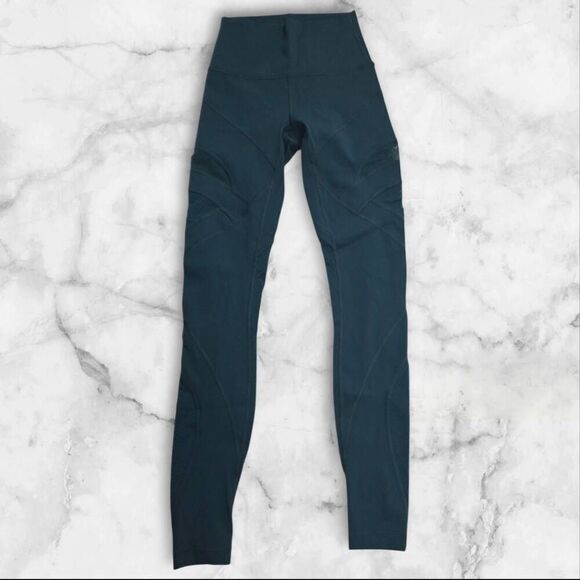 Lululemon Size 2 Seek the Heat Green Jasper 28" - Picture 4 of 6